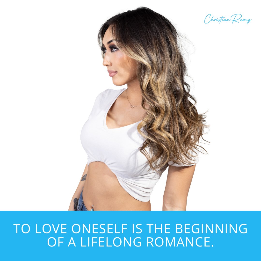 Loving ourselves first makes everything else better. It's a key step to feeling happy and satisfied. 💇♀️

#christianremyhair #haircaretips #healthyhair #clipinextensions #remyhumanhair #hairtransformation