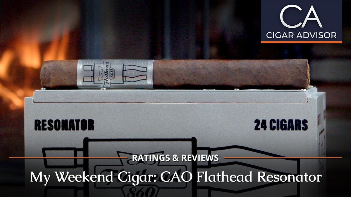 It took Gary over two hours to smoke the CAO Flathead Resonator. After all that he called it “a chewy smoke” that’s “dense on the palate yet non-overpowering.” Does that mean this super-sized cigar is for everyone? Maybe not. Full review here - ow.ly/iyfc50Rce7c. #cigars