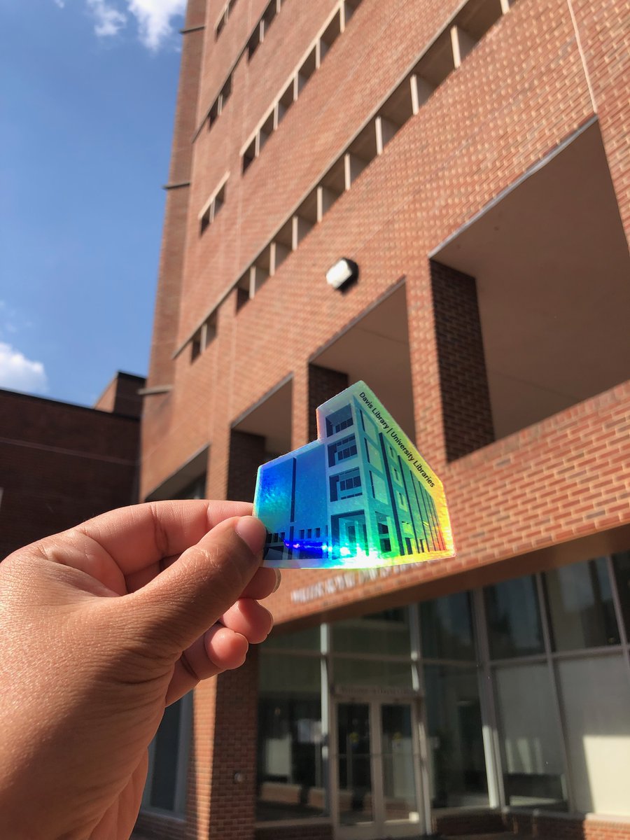 Libraries all across the country are celebrating National Library Week—including us! For this week only, we have some very special and very shiny building stickers in Davis Library, the Undergraduate Library and Wilson Special Collections Library. Collect them all while you can!