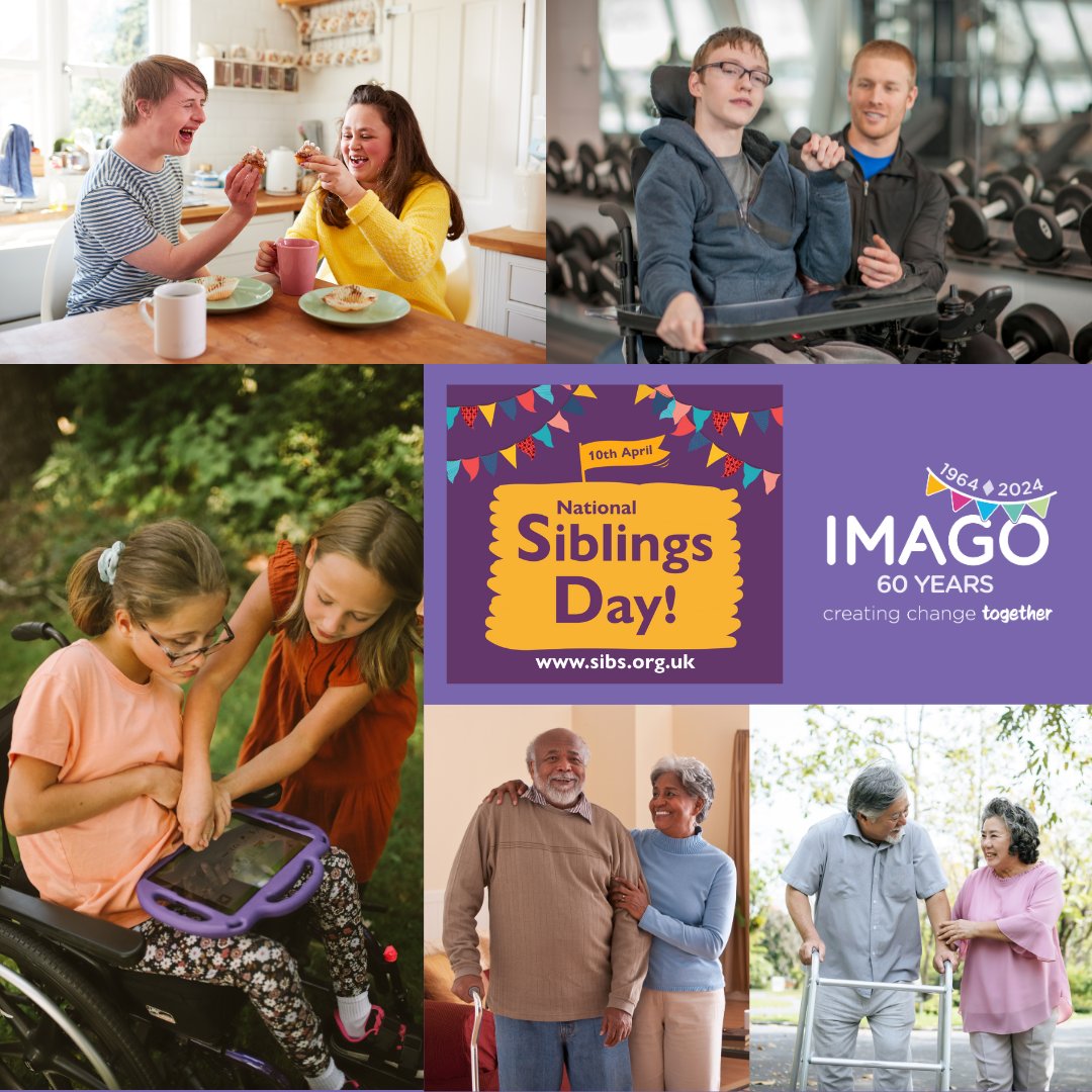 #NationalSiblingsDay2024 To find out more about our services for Young Carers, Young Adult Carers and Adult Carers, visit our website imago.community. #ImagoCommunityUK #siblingcarers #YoungCarers #YoungAdultCarers #AdultCarers #UnpaidCarers #ItsaSiblingThing