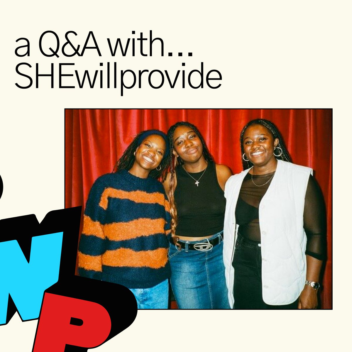 a Q&A with... – Get to know another one of our exciting new promoters: SHEwillprovide. Our team assistant & @SalfordUni student Rosabella had a chat with SWP, who use their collective to champion black female & non-binary artists. Read the full interview: soundsfromtheothercity.com/2024/04/q-a-sh…