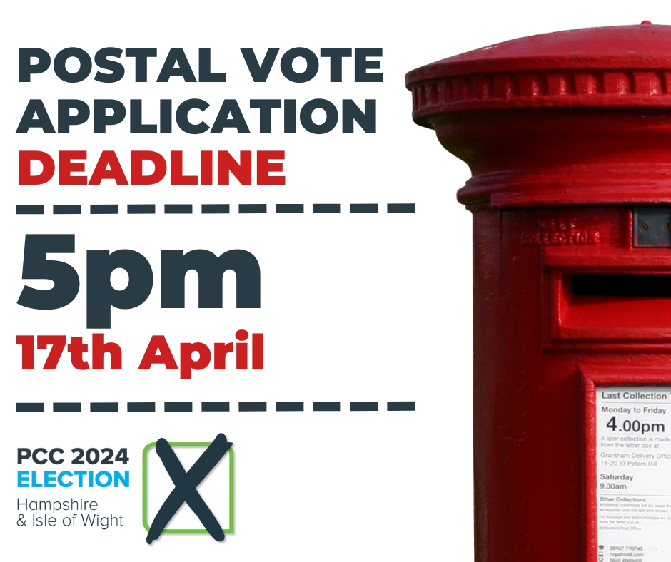 ✉️ Want to vote by post in this year's PCC elections? You deadline to apply for a postal vote is less than a week away! 🗳️ 👉 Find out more gov.uk/apply-postal-v…