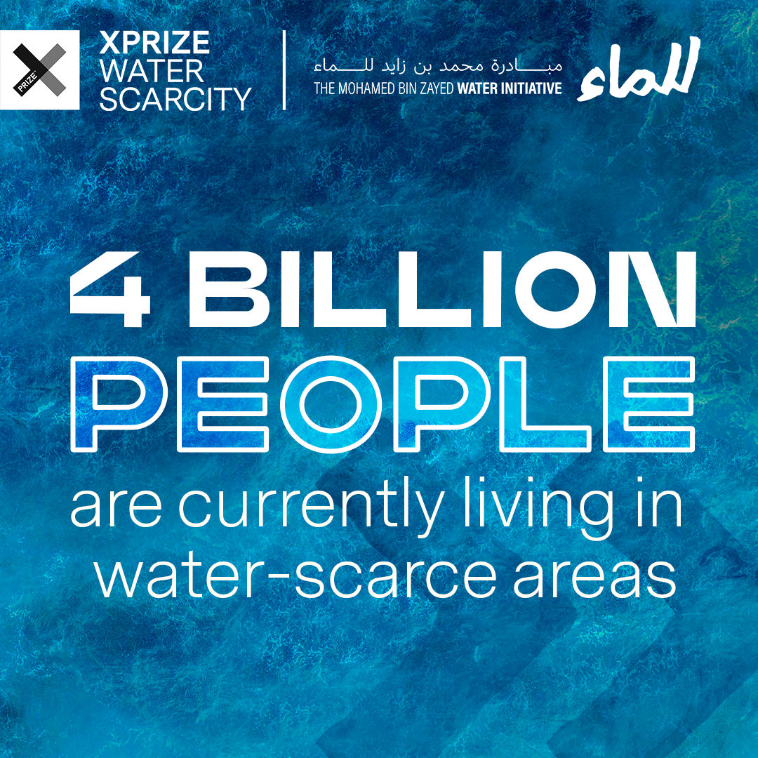 1/2) 14 of the world's largest cities, including Jakarta, London, New  Delhi, São Paulo, and Tokyo, already experience water scarcity or stress.  #XPRIZEWaterScarcity is a $119M, 5-year global competition that is helping, image size:1080x1080