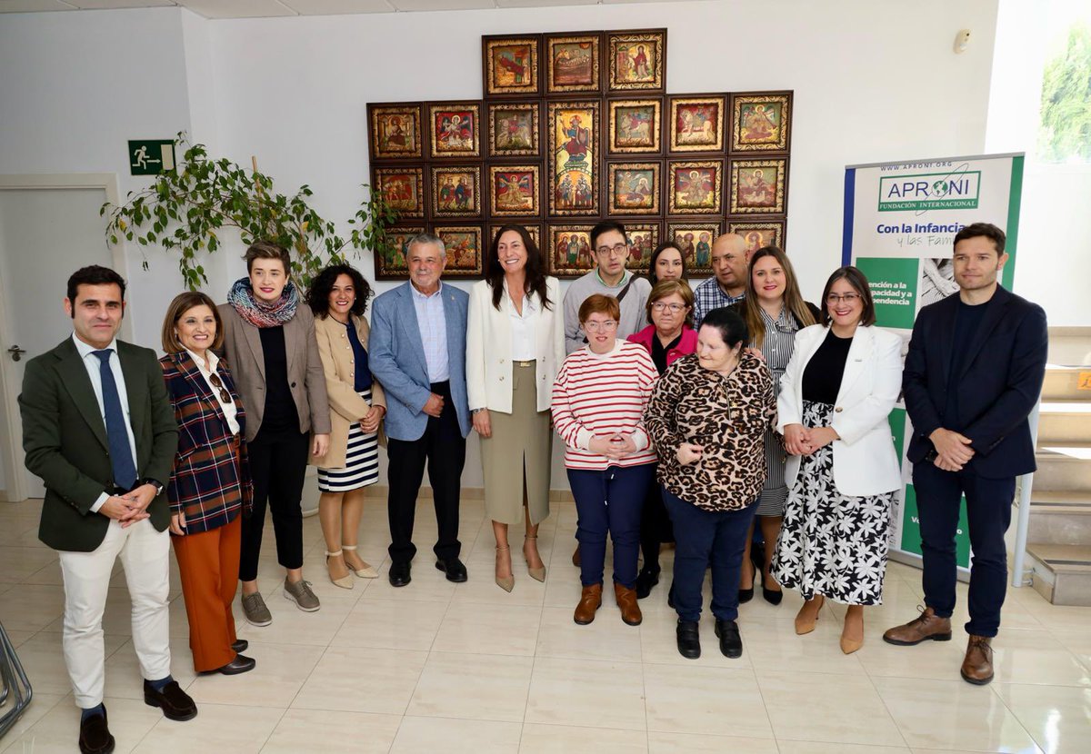 🤝 <a href="/loleslopez/">Loles López</a> inaugura en Fuente Palmera una residencia y centro de día ocupacional de <a href="/FundacionAproni/">Fundación APRONI</a>.

🗣️ La consejera avanza que <a href="/AndaluciaJunta/">Junta de Andalucía</a> cuenta en ambos centros con 40 plazas concertadas para personas con discapacidad intelectual.