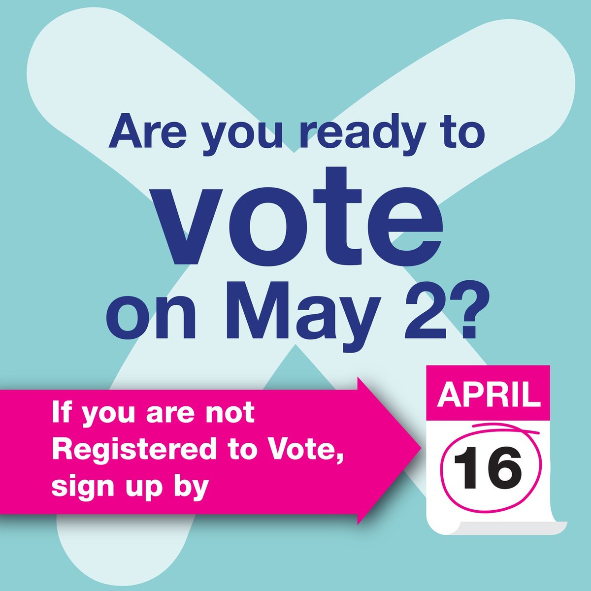 #ELECTIONS | Make sure you are ready to vote on Thursday 2 May in the Liverpool City Region Metro Mayor, and Police and Crime Commissioner elections! If you are not already on the Electoral Register, you need to sign up by Tuesday 16 April. liverpool.gov.uk/council/voting…
