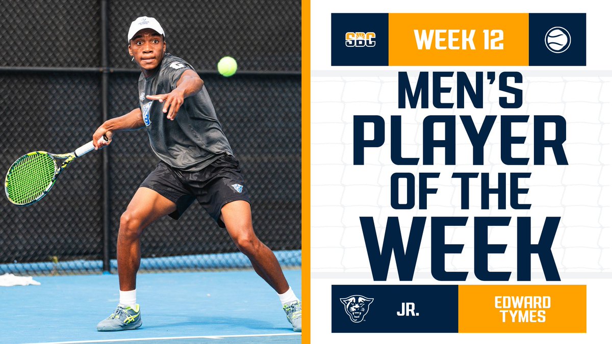 𝗪𝗜𝗡𝗡𝗜𝗡𝗚 𝗧𝗬𝗠𝗘𝗦. @GSU_MTennis’ Edward Tymes went 2-0 at No. 2 singles in league action to earn Sun Belt Men’s Tennis Player of the Week honors. #SunBeltMTEN ☀️🎾 📰 » sunbelt.me/3vDXRTJ