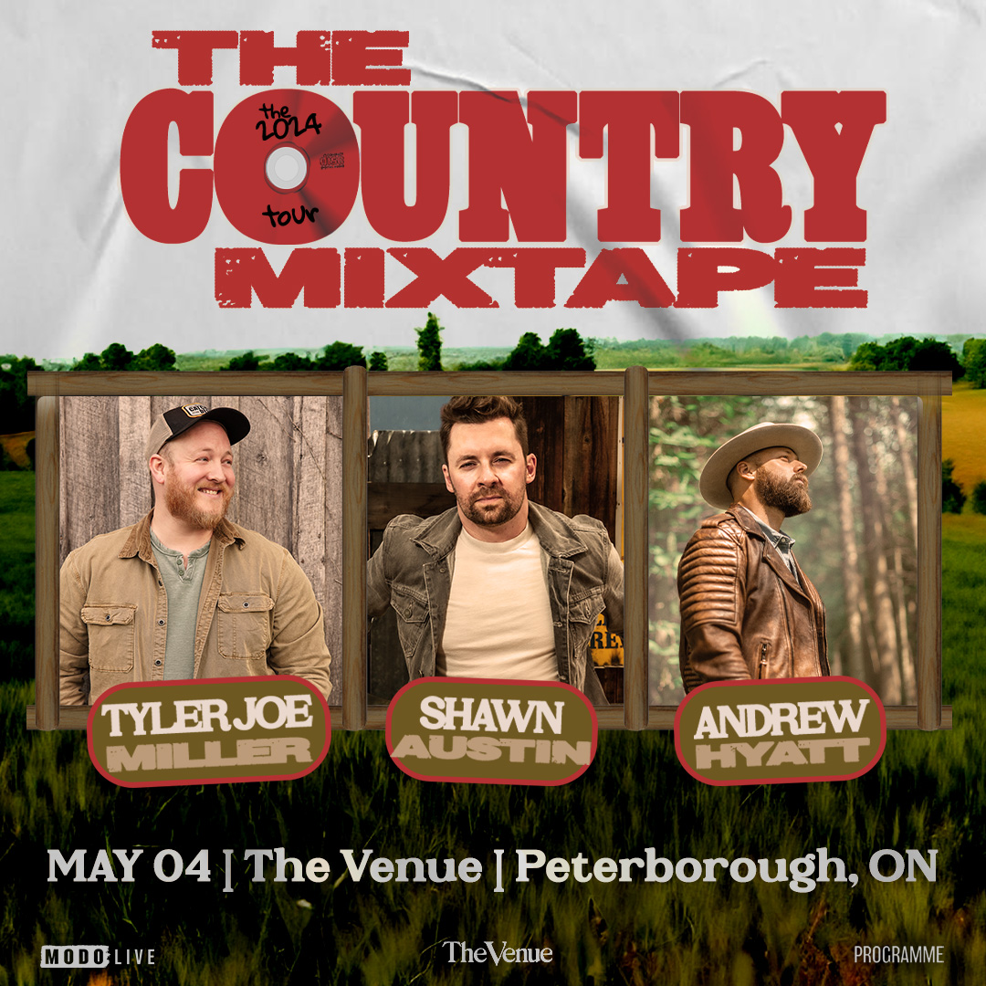 🤠🎶 Jeremy Macklin has been added to the lineup for the Country Mixtape Tour! Get your tickets for Saturday, May 4th also featuring Tyler Joe Miller, Shawn Austin, and Andrew Hyatt! Doors 7pm | Show 8pm | 19+ event
👉 Tickets: ticketweb.ca/event/tyler-jo…