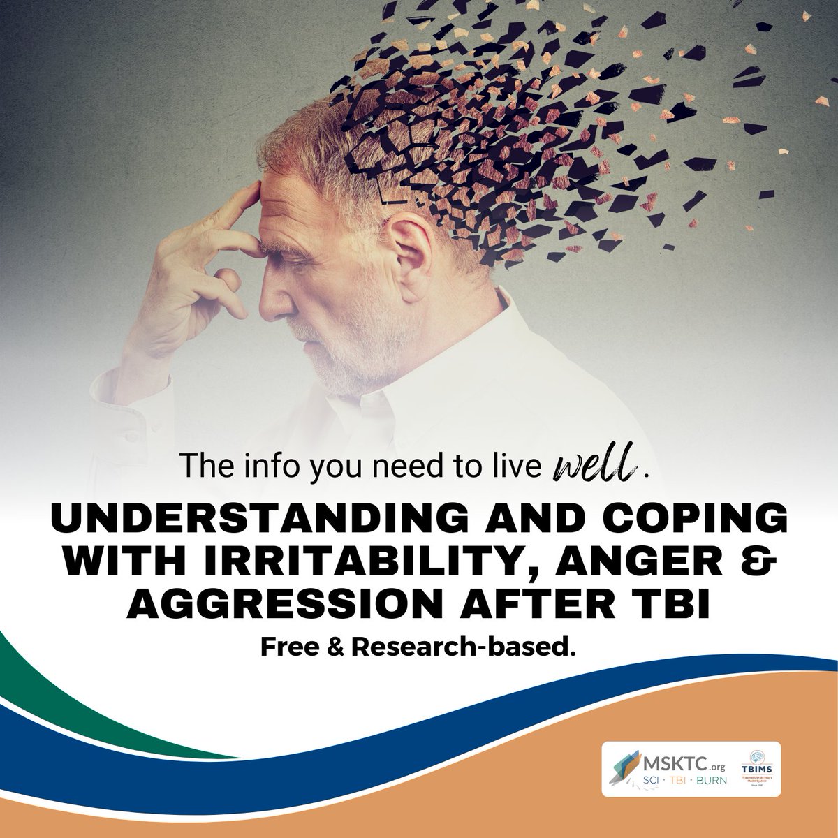 Feeling irritable or angry from time to time is common for most people, but #TBI may cause changes that make these feelings more of a problem. Learn more with these #MSKTC resources. msktc.org/tbi-topics/irr…