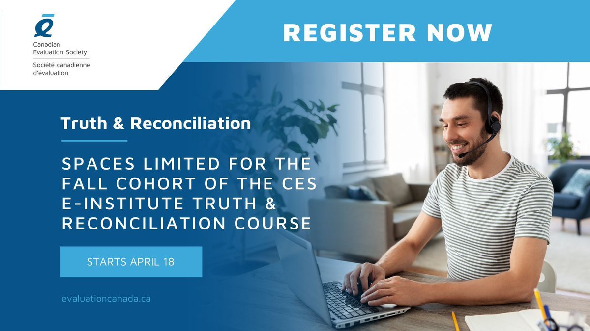 🎓 “This was such a thoughtfully designed course on a very important and timely issue.' Recent participant ➡️ buff.ly/437xArC #evaluation #onlinecourse #CES #truthandreconciliation