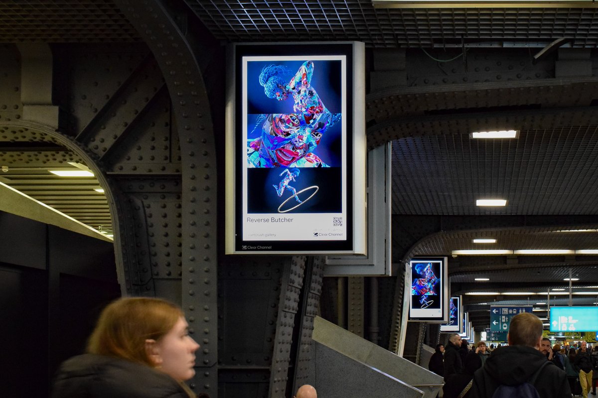 It was pretty exciting to have my art exhibited across 780 screens in Belgium (Mar 26-Apr 1)! Thanks to @artcrushgallery, @clearchannelbel for feat. my work, & special thanks to curators Trina, Odile, @Arthemort & @GTSewell for including me in the campaign. #PlatformForArt