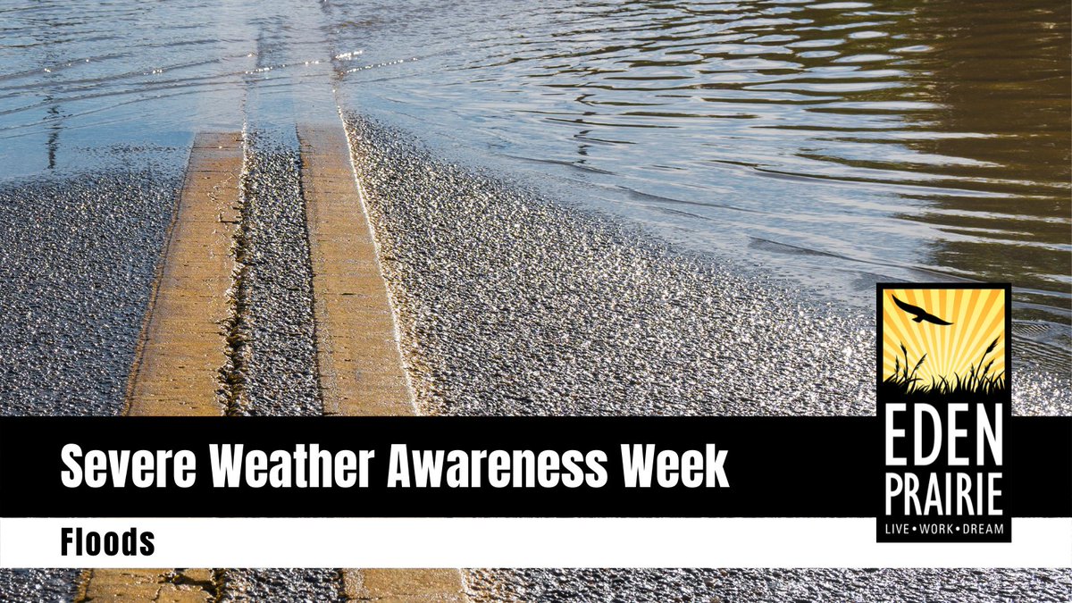 About 75% of flash-flood deaths occur at night. Half of the victims die in automobiles or other vehicles after driving around road barricades that clearly indicate that the road is washed out ahead.

Learn to stay safe during a flood at ow.ly/7ArY50NM6Gb.