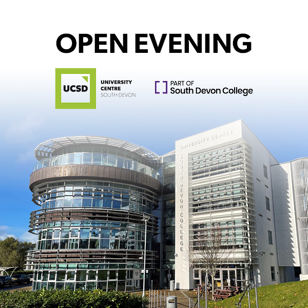 Our Open Evening is the perfect opportunity to find out what South Devon College and University Centre South Devon can offer you. Join us on 30th April between 4pm-7pm and explore your options in higher education: ow.ly/zJm050Rahpc