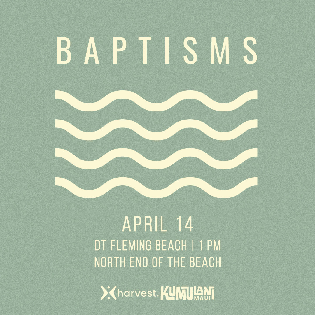 Join us this Sunday, April 14 at 1 PM at DT Fleming the North End of the Beach for our Ohana Sunday Baptism. All ages are invited. Please follow this link to register. ow.ly/Hw8s50Rb1NY