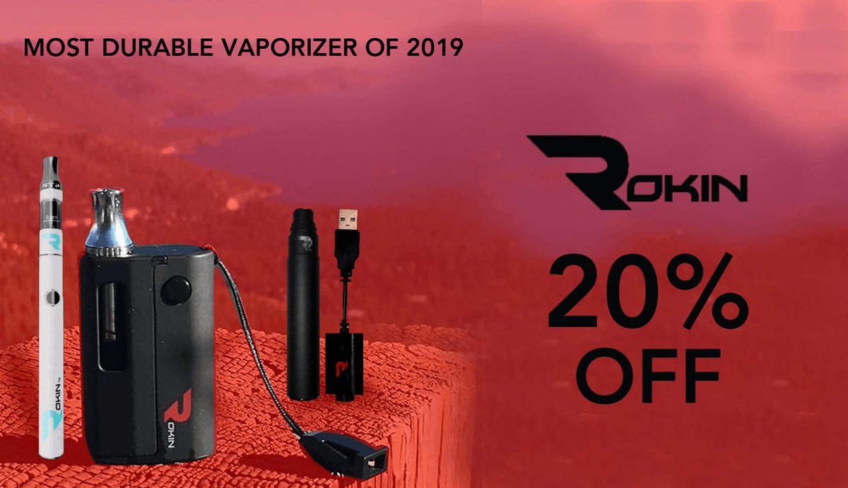 🚨Sale alert🚨Get in on the action with 20% off Rokin wax concentrate premium vape pens!💨 Use code RK20 for your discount and click here to shop now: 👉 buff.ly/3xwIM6W #VapeLife #DiscountDeals