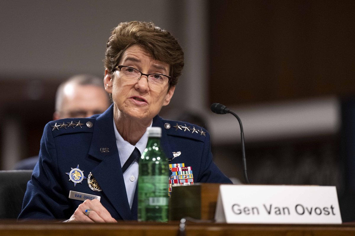 🚛✈️🚢Join us tomorrow as we hear from Gen. Jacqueline Van Ovost, commander of USTRANSCOM, as she testifies before the SASC and HASC. #TogetherWeDeliver SASC: tinyurl.com/276aw4yf HASC: youtu.be/1b2tb0lszHo