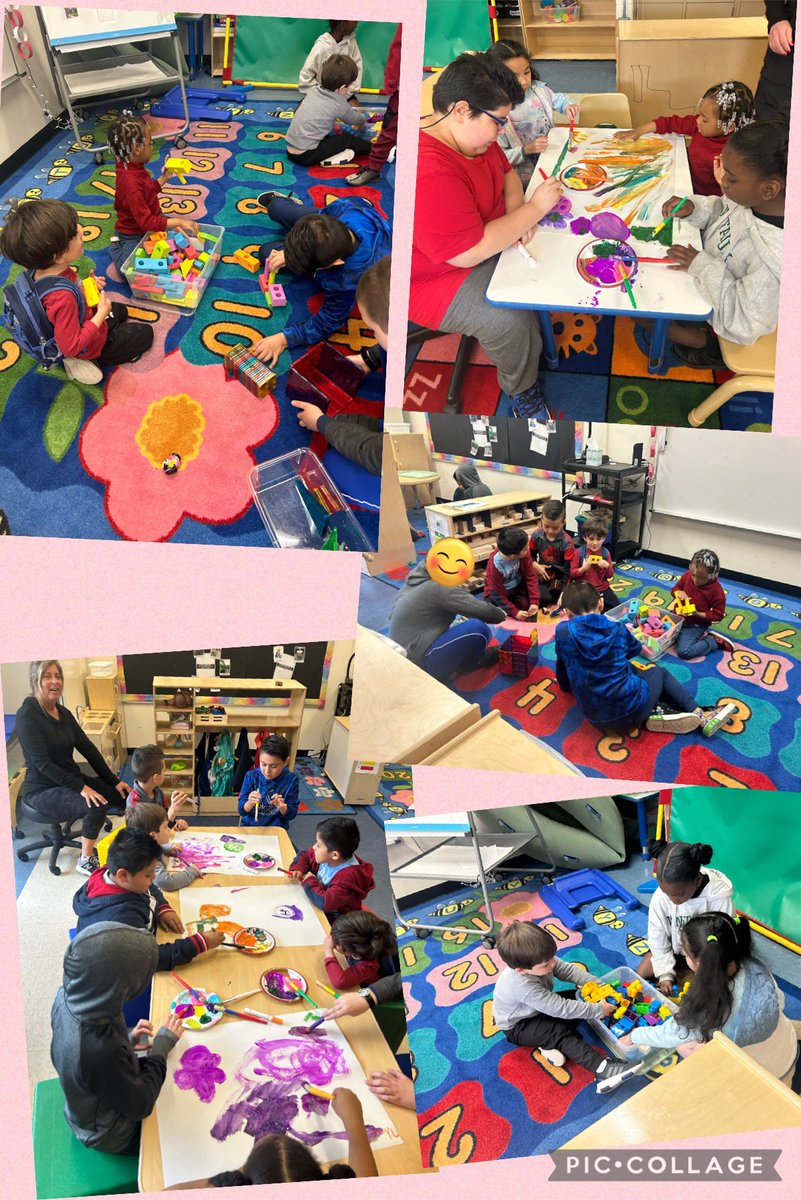 'Work Together Wednesday' 
We had a special visit from the Spartan Buddies today. We worked together painting and building with legos! What a great experience for our preschoolers to have peer models to work together with! #WOYC #waysiderocks @tiffanysorto0 @ASteckhahn @NAEYC