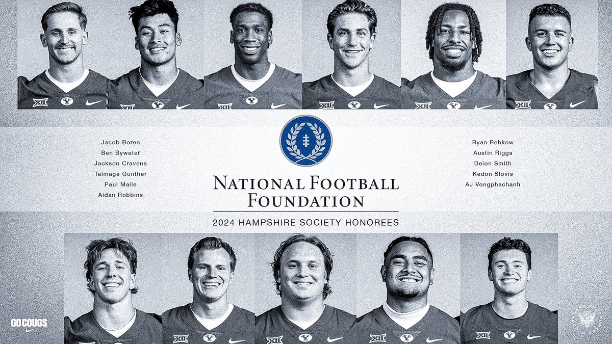 The Cougs land 11 honorees on NFF Hampshire Honor Society.
