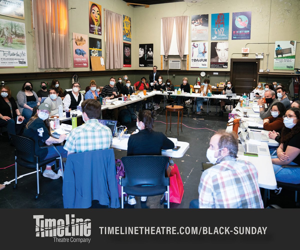 Launching a world premiere is incredible enough, yet 1st rehearsal of BLACK SUNDAY was extra special—last 1st rehearsal on Wellington + our 27th birthday! Don't forget: Save 27% w/code TIMELINE27 for a few more hours today. #chicagotheatre Don't wait >> timelinetheatre.com/black-sunday