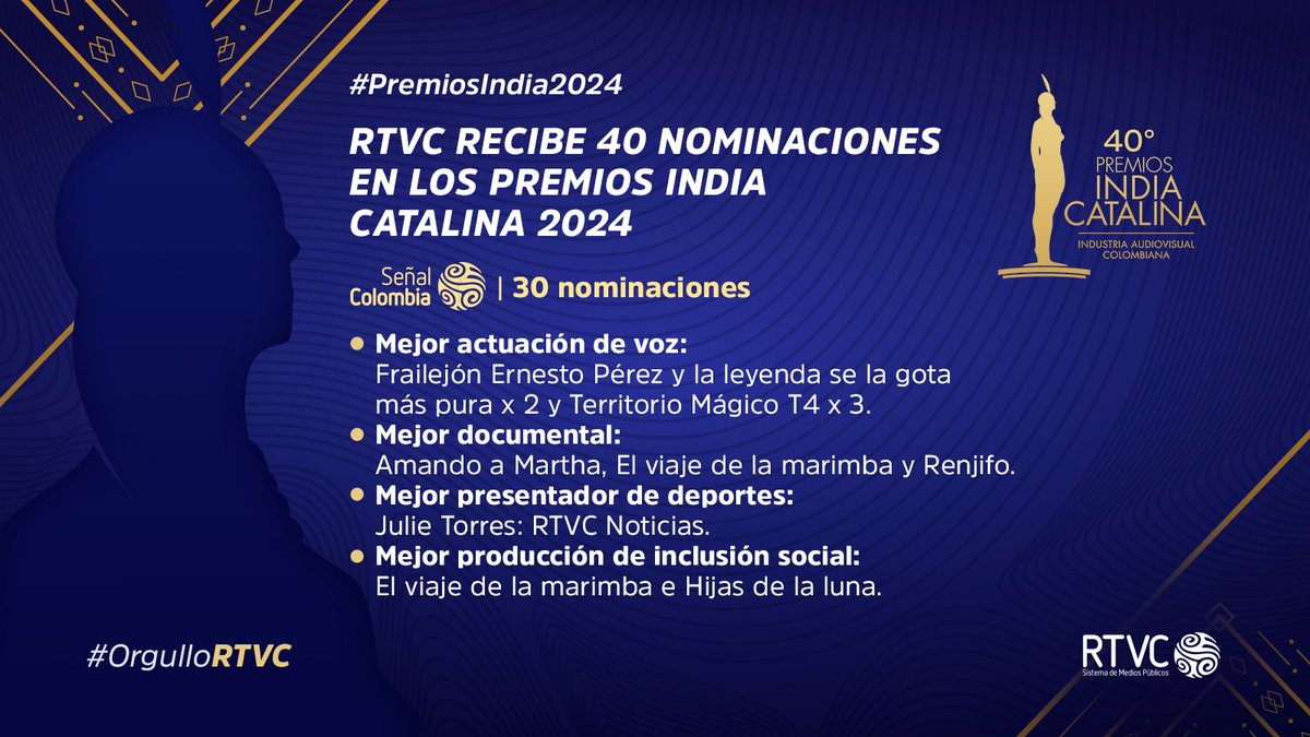 🗳️¿Ya votaste? Por favor apoya nuestras producciones en los Premios India Catalina. ▶️Vota aquí: premiosindiacatalina.com