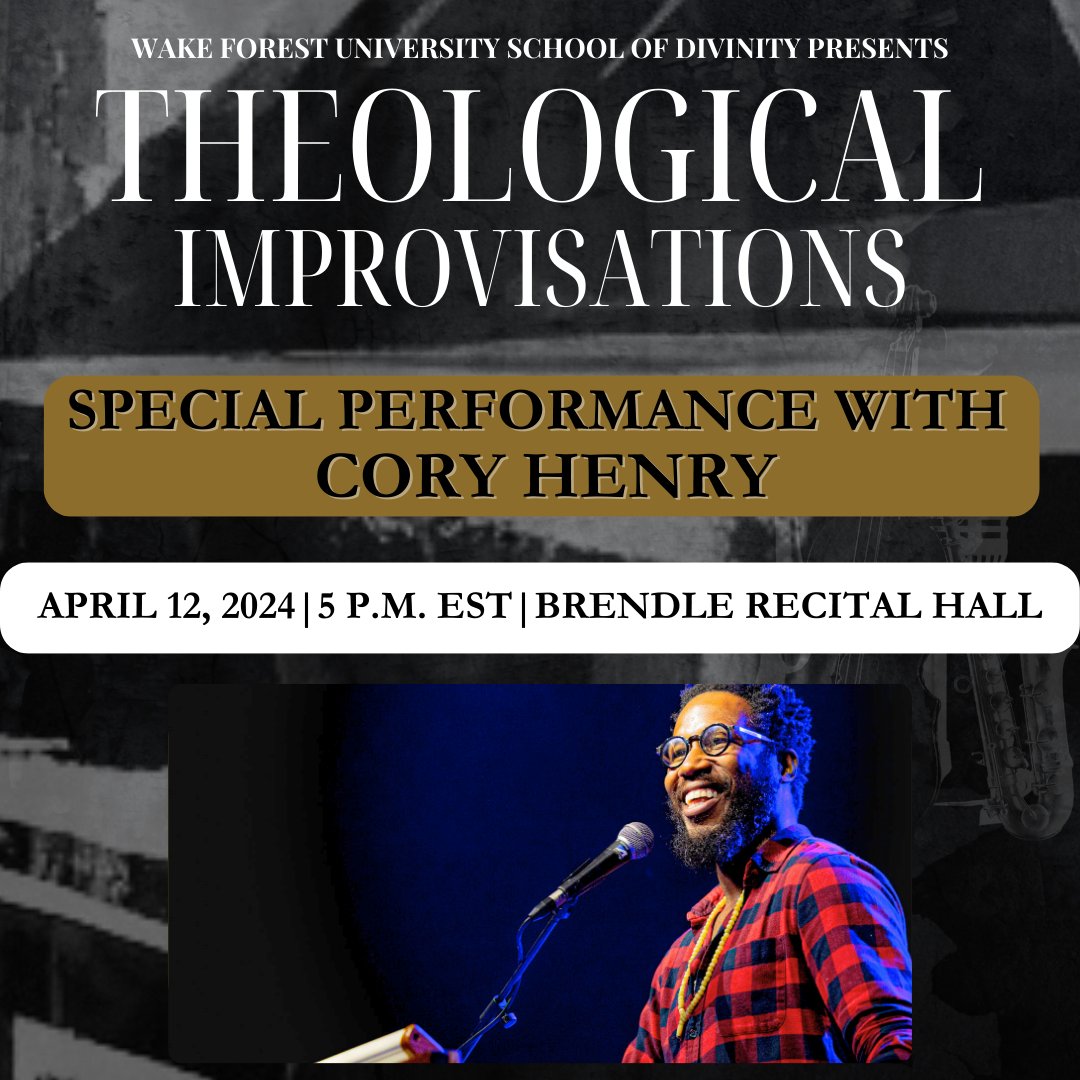 This event promises to be a true highlight of the academic year! Join us for Theological Improvisations - an experiment in creative collaboration & thinking in community. 🗓️: April 11-12, 2024 Each conversation will be live-streamed (on Facebook) for those unable to attend.