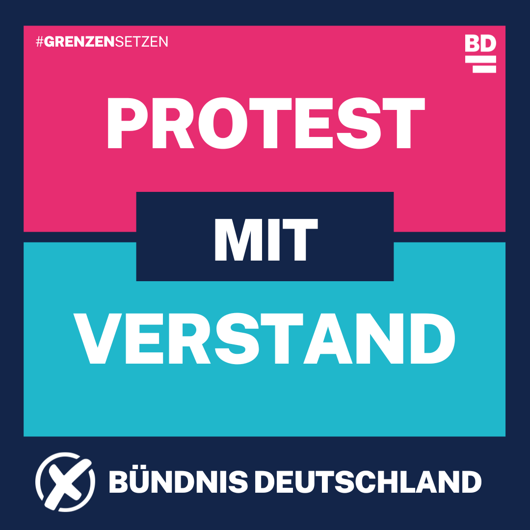 #Protest mit Verstand. Bei der Europawahl 2024 #BündnisDeutschland wählen.

#Europawahl