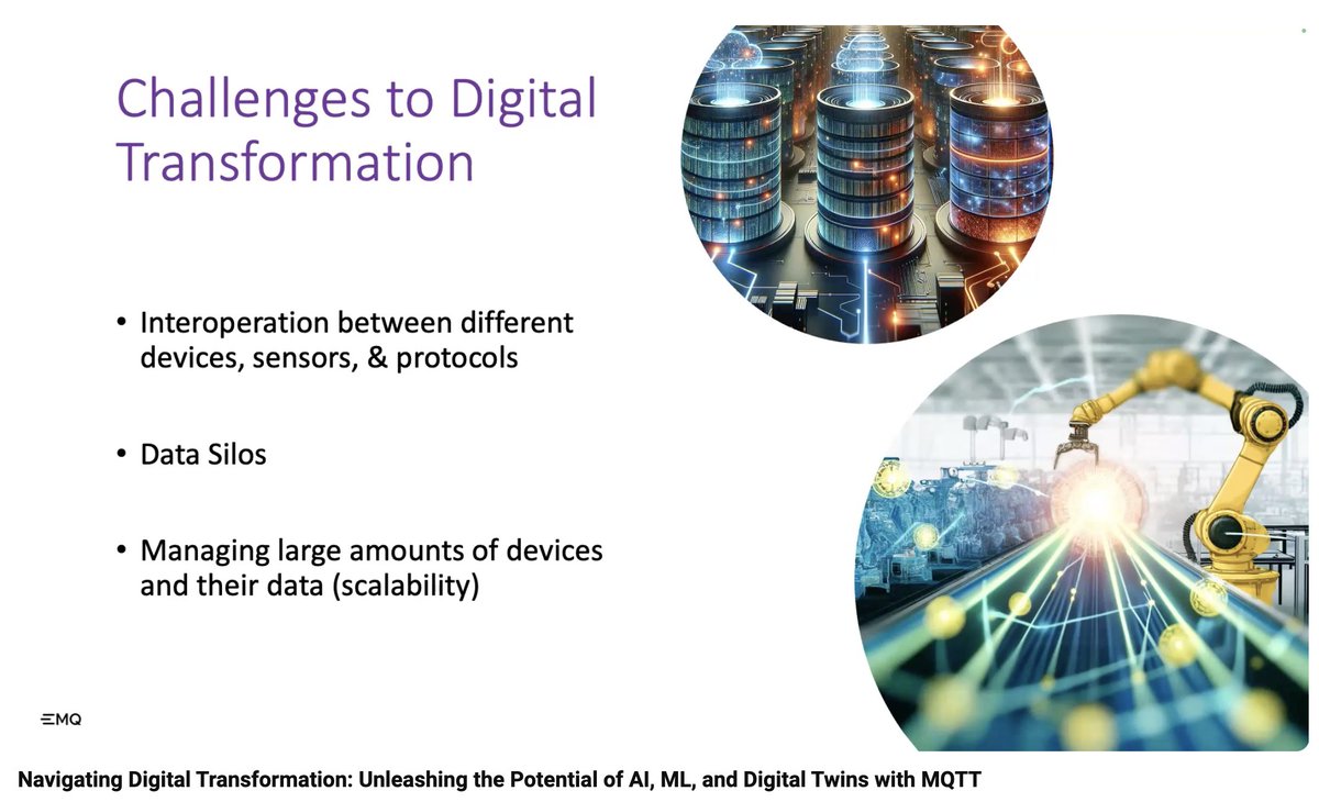 💡Missed our last webinar? No worries, we've got you covered! Join our Product Marketing Manager Brandon and Technical Content Manager Ernest as they delve into the transformative world of #AI, #ML, and #digitaltwinning. 🚀 🎥 Watch the recording now ⬇️ social.emqx.com/u/Z9Dkv7