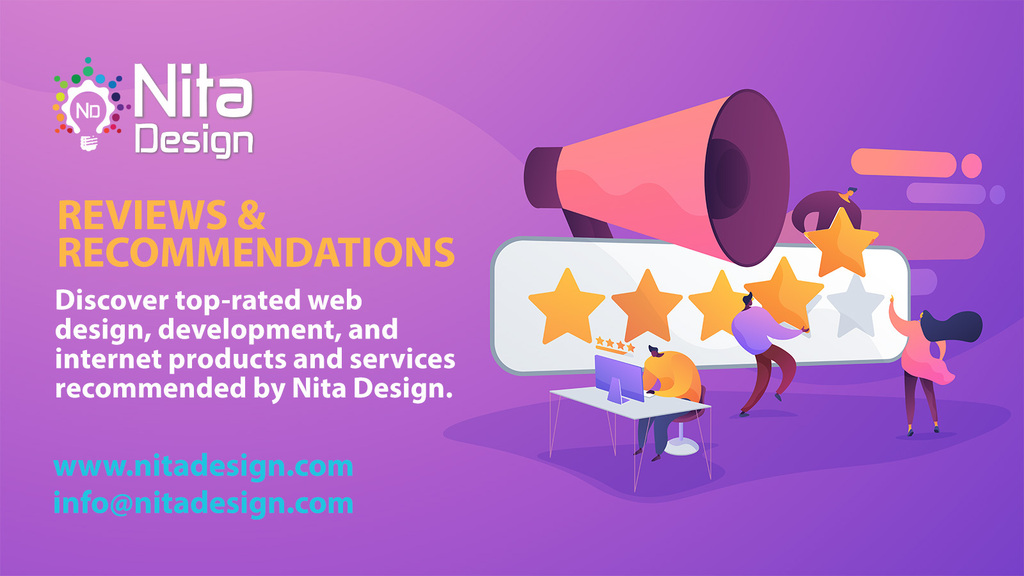 Discover top-rated web design, development, and internet products and services recommended by Nita Design. Insightful reviews and recommendations. #InternetServices #DigitalResources - nitadesign.com/recommendation…