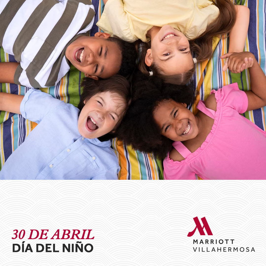 🎈👦👧Hoy celebramos el Día del Niño, una fecha llena de alegría y diversión.
Es un momento para honrar la inocencia, la creatividad y la felicidad de los más pequeños.
¡A disfrutar en familia y crear recuerdos inolvidables!
#DíaDelNiño #MarriottVillahermosa #MarriottHotels