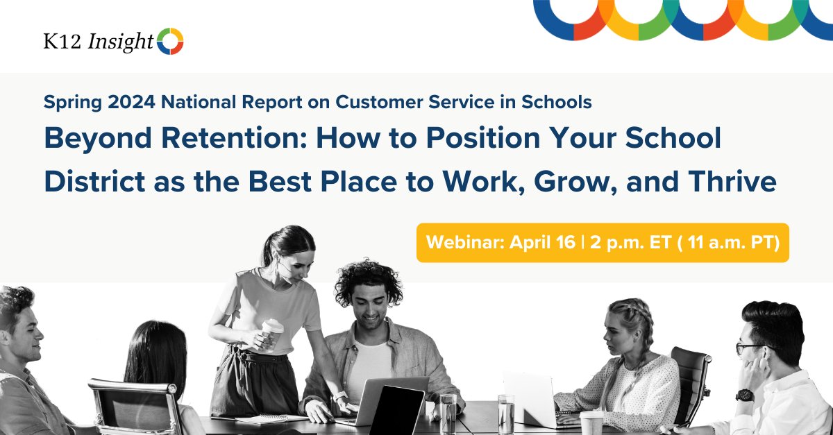 Position your district as the best place to work, grow, and thrive! 

Join our webinar on April 16 to explore the importance of employee engagement in K-12 school districts and gain valuable strategies for improvement. Save your spot now!

hubs.la/Q02qyPTc0