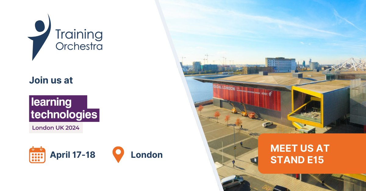 We will be exhibiting at @LearnTechUK, booth E15, to show you how to address instructor-led and virtual instructor-led training (ILT/vILT) operations with our Training Management System (TMS). 📅 April 17-18, 2024 📍 London, England #TrainingOperations #ILT #vILT #LT24UK