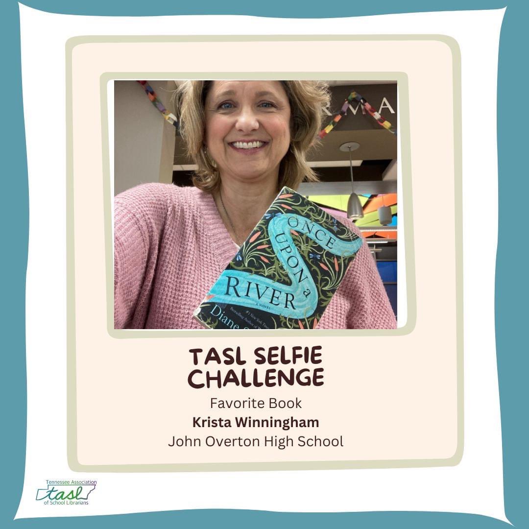 Be like Krista! Join the TASL SELFIE CHALLENGE! We've extended the deadline in hopes of getting more photos of the amazing librarians in Tennessee. However, you can just send Martha Harris a few pictures for fun! Be silly! Be original! #slm24 #AASLslm