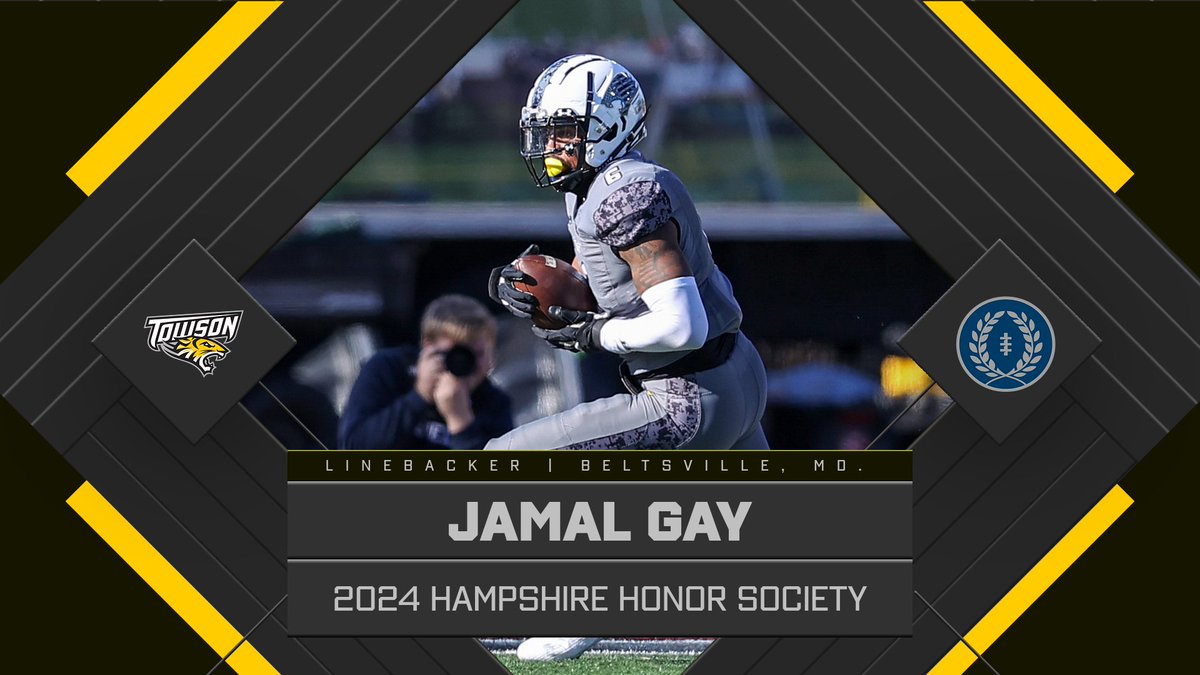 Congratulations to Jamal Gay, recognized as a member of the 2024 Hampshire Honor Society. 📰- towsontigers.com/news/2024/4/10… #GohTigers | #Arete