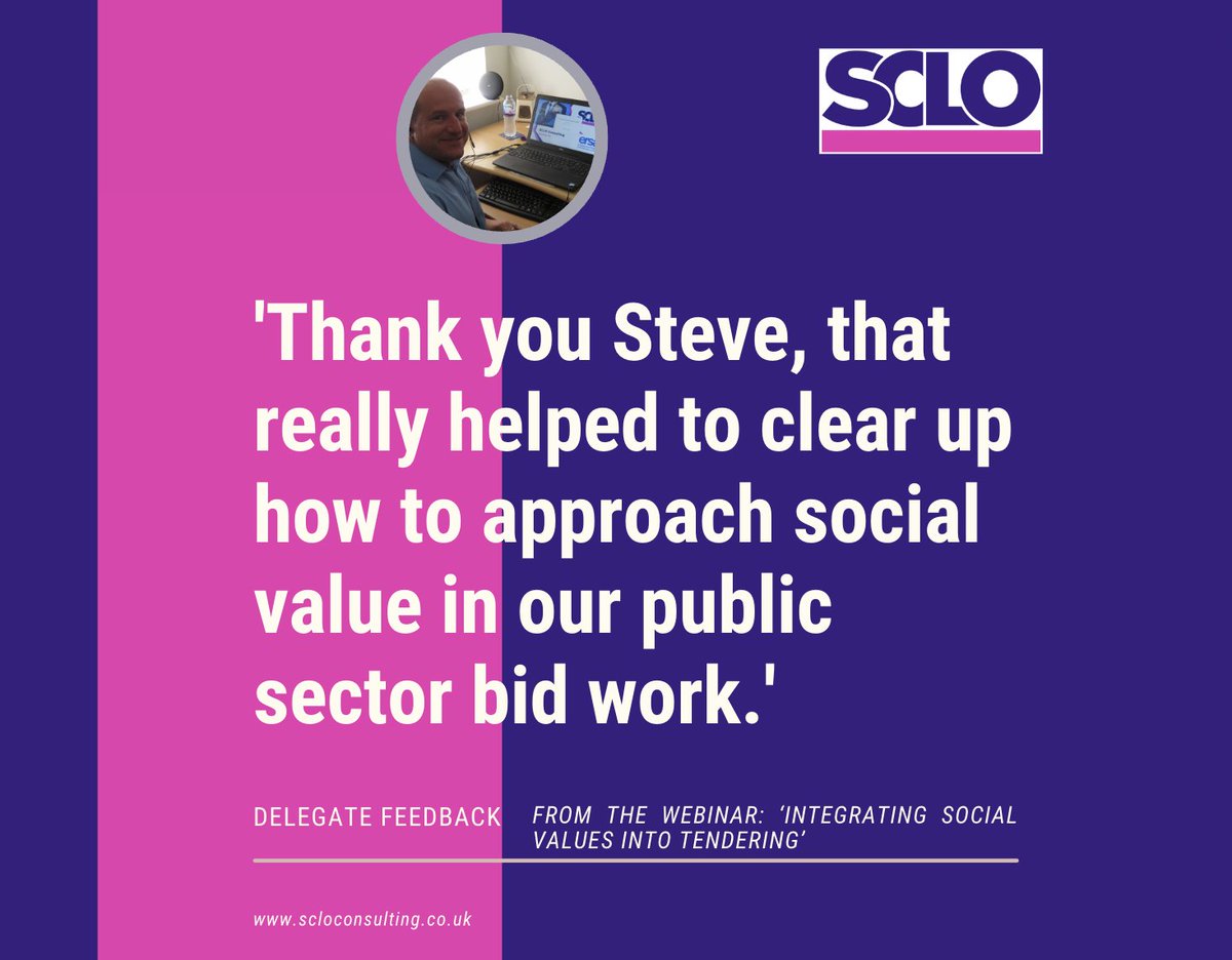 Providing social value in tendering is all about the creation of additional benefits for the social, economic and environmental wellbeing of your local area.

We did a really good webinar on this subject with @AELPUK and got some great feedback so hopefully, it won't be the last.