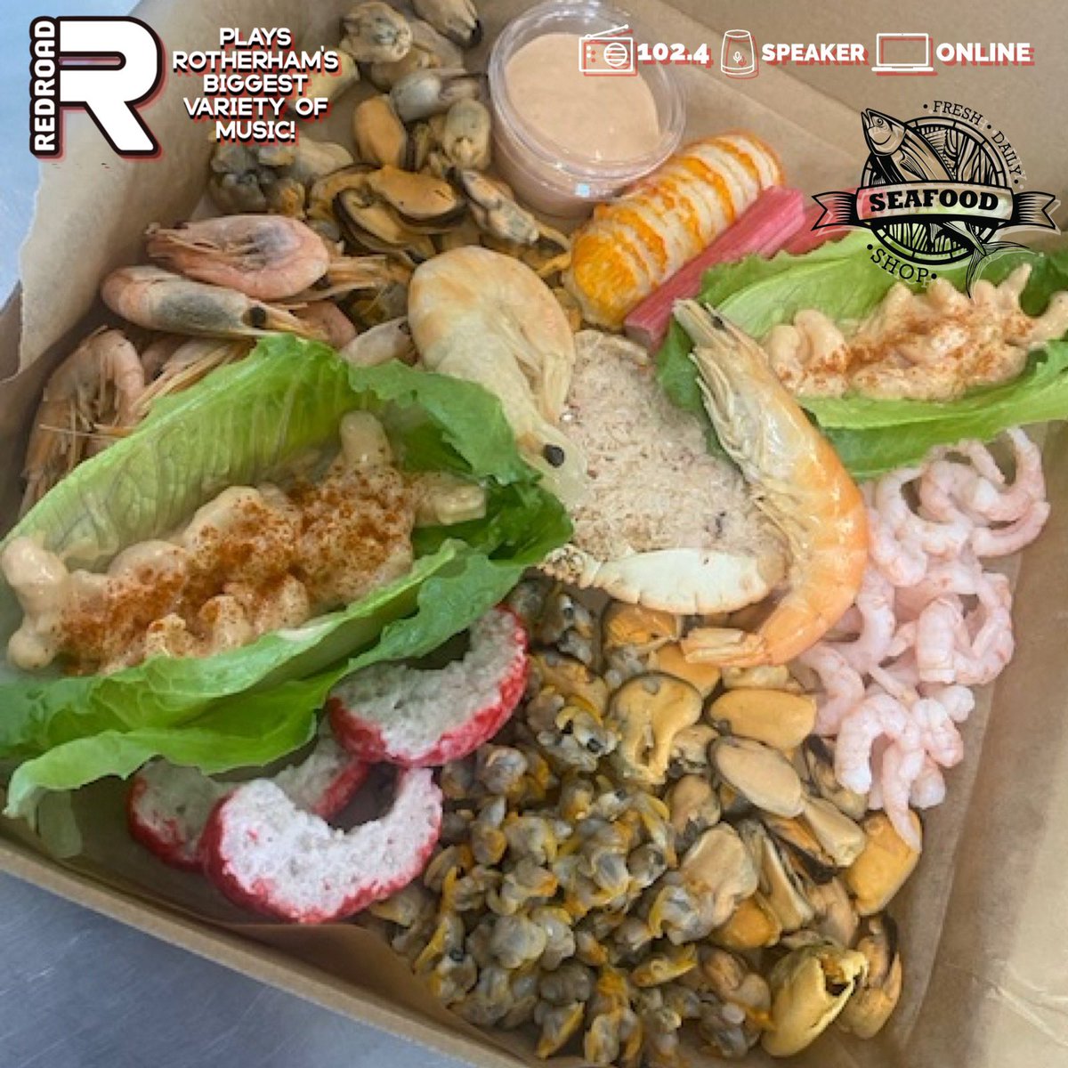 🤩 SEAFOOD PLATTER WINNER 🤩 Well done to RICHARD BARKER who has won a 12” seafood mixed dressed crab platter with Taste of seafood in Renishaw and Redroad FM! We have another chance to win very soon. Keep an eye on our page and listening to Redroad FM for more details.