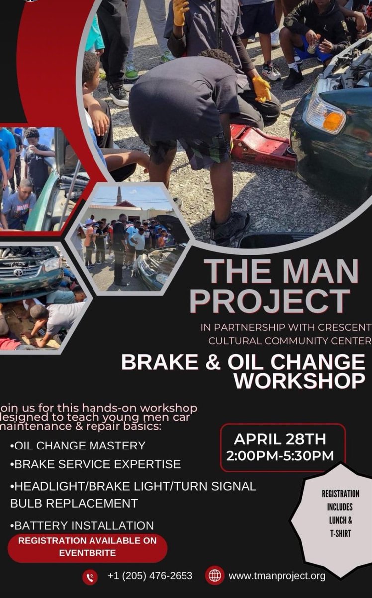 🛞🔧Get ready to learn essential auto maintenance and repair skills from seasoned pros and expert mechanics, this hands-on workshop covers it all. Spaces are limited, so grab your tickets now: ➡️ eventbrite.com/e/brake-oil-ch…