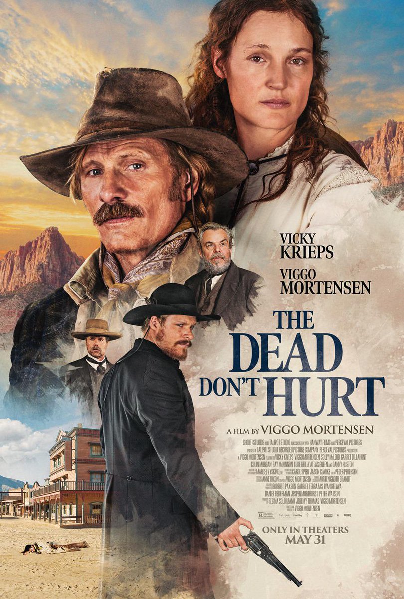 A new poster for Viggo Mortensen's #TheDeadDontHurt, opening May 31. Read our review + see the trailer: thefilmstage.com/the-dead-dont-…