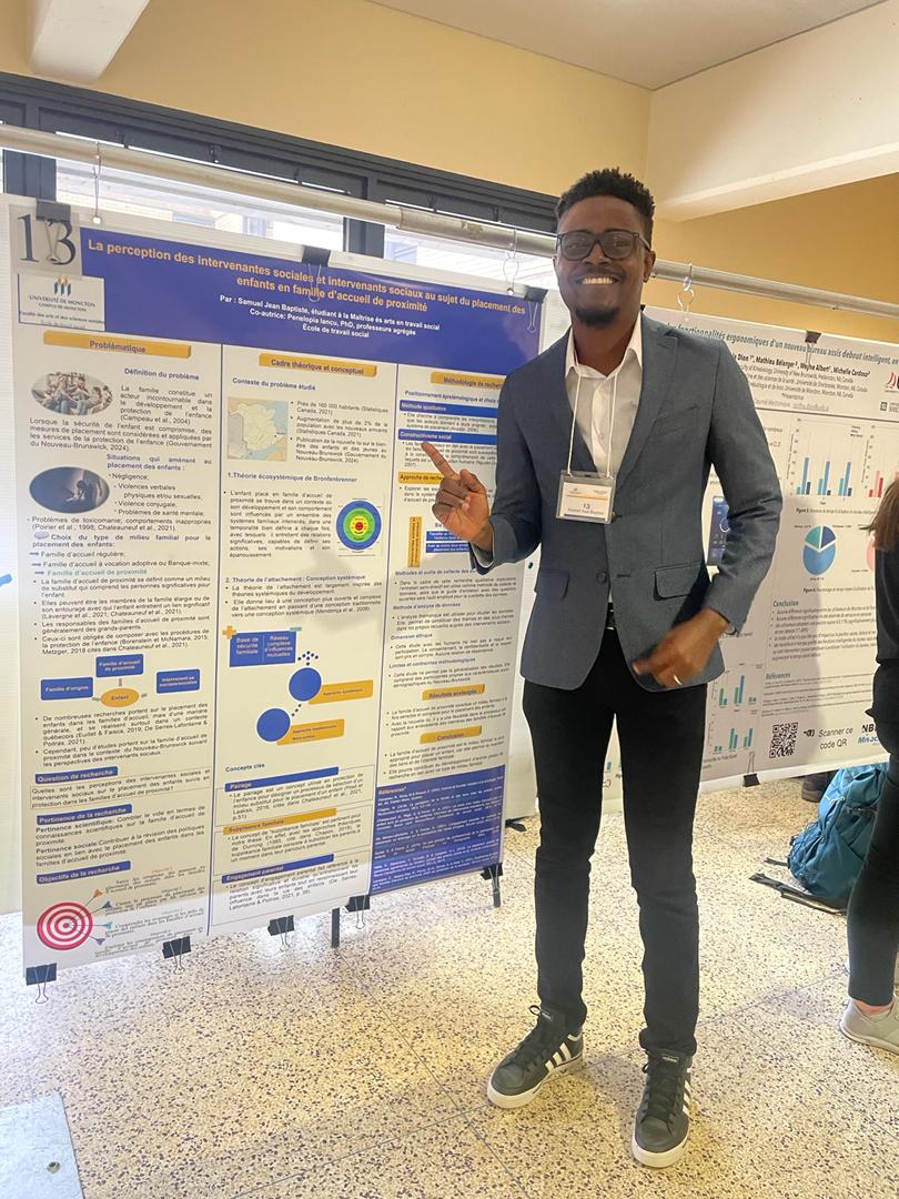 Samueljeanbap's tweet photo. Très content d’avoir participé à la journée de recherche interdisciplinaire en santé  organisée par la Faculté des Sciences de la Santé et des Services Communautaires à  @umoncton.
Mon travail a reçu le prix de mention spéciale dans la catégorie de 2ème et 3ème cycle.

#recherche https://t.co/sbD5b2yWqc
