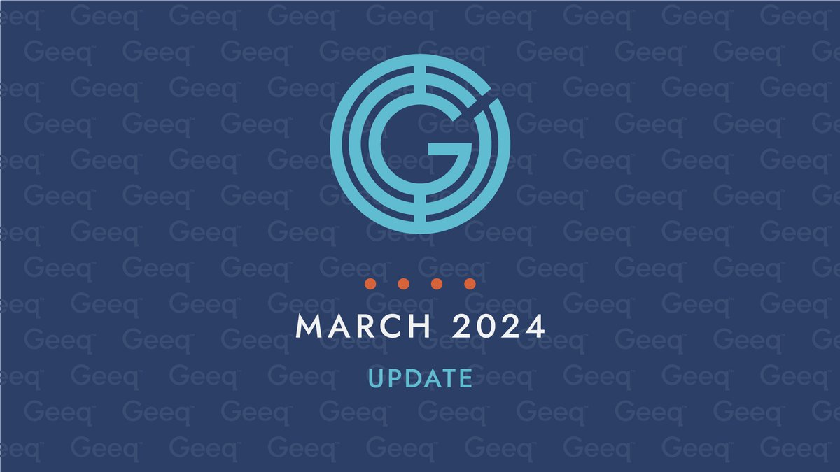 🎉Incredibly proud to share Geeq's latest Tech Update. Geeq's no-smart contract NFTs are user-defined on-chain assets. Now, introducing the append-only function, so owners may add notes to the NFT description. Perfectly suited to trace and consolidate: 1) Chain-of-custody…