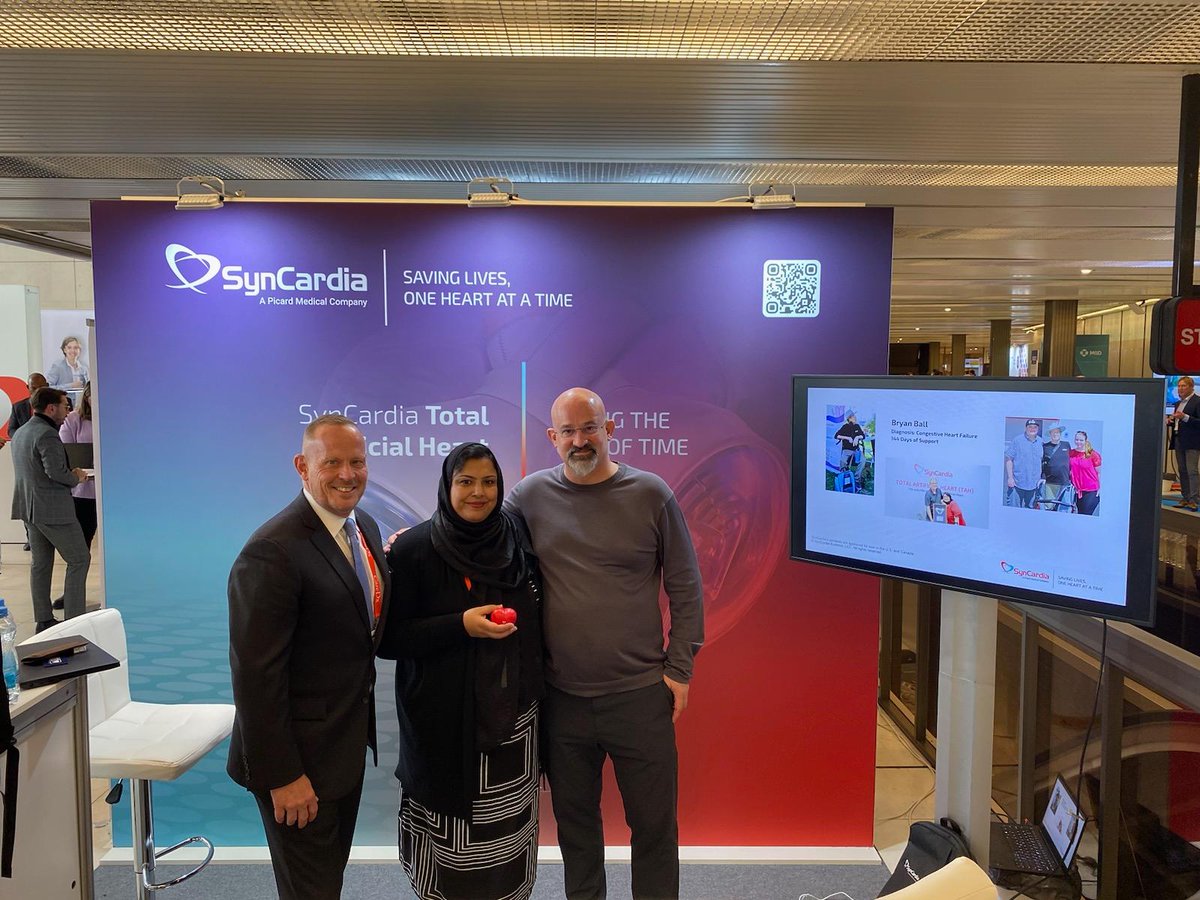 SynCardia is thrilled to be at ISHLT in Prague!

Selwa Hussain, former STAH patient of Dr. Andre Simon, is our special guest at booth #35 tomorrow morning. Stay tuned for Q&A with Selwa to learn about her story.

#SynCardia #artificialheart #hearttransplant  #Givingthegiftoftime