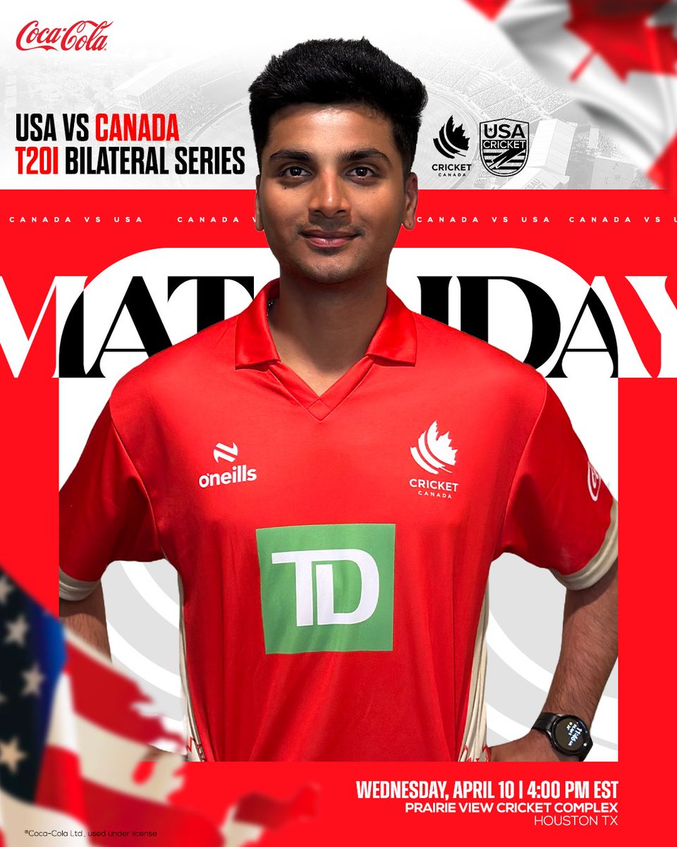 Are you ready for the 3rd T20i match between Canada and USA? Watch it live on Youtube at 4:00 PM EST today👇 youtube.com/live/37JtRhtbH… #cricketcanada #canvsusa #t20