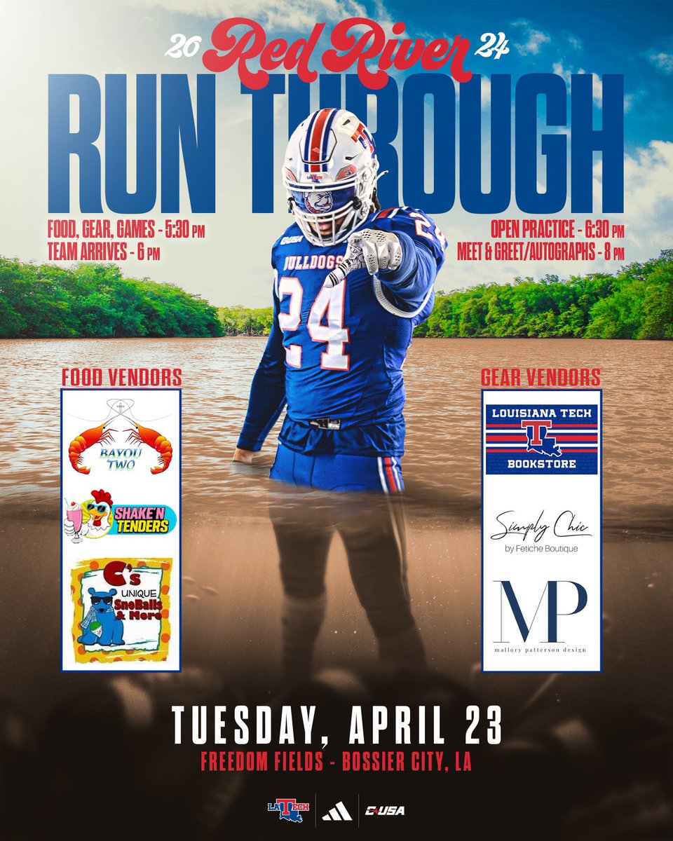 Coming Soon… Don’t miss your chance to see the Bulldogs in action at the Red River Run Through.