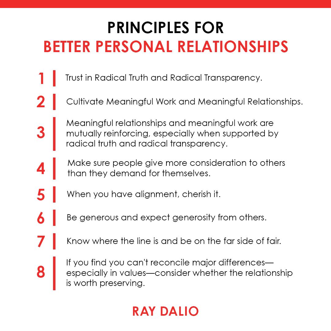I wanted to share some of the principles on personal relationships that I've used in my own life and work. I hope you find them helpful. #principleoftheday