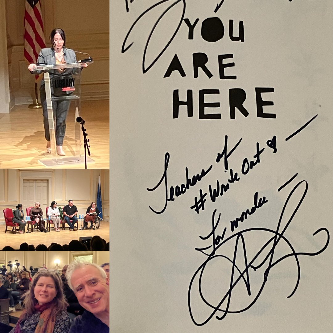 Get an inside look at @adalimon's #youareherepoetry project launch from #NWP Associate Director of Programs, @seecantrill. Learn more about the project and start imagining all the ways it can feed #writeout in October! #NationalPoetryMonth bit.ly/49zznbQ
