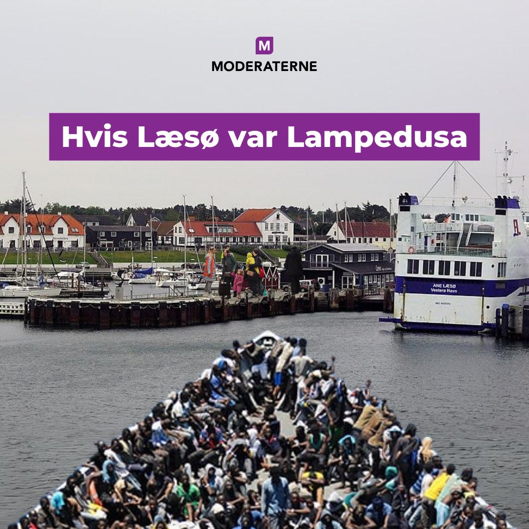 Forestil dig, at Læsø var Lampedusa 👇 Vi skal have kontrol med EU’s ydre grænser. Vi skal stoppe menneskesmuglerne 🚨🇪🇺 Flygtninge og migranter finder hver dag nye og livsfarlige måder at nå Europa på. På årets første fire måneder er der ankommet flere til Italien end i hele…