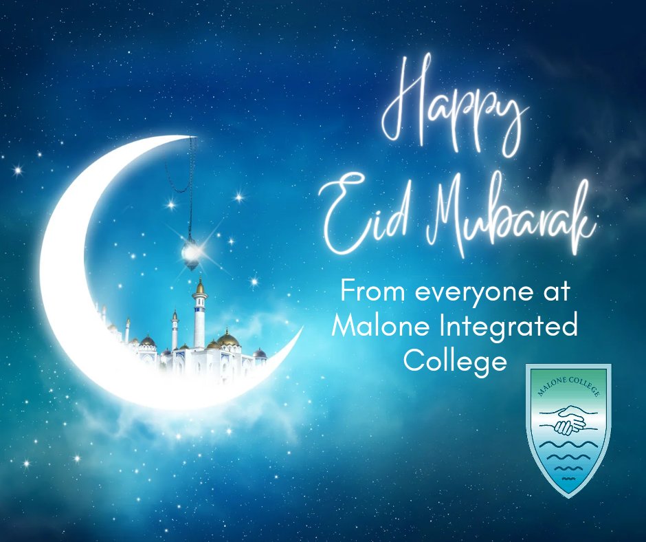 To everyone in our college and community celebrating Eid 💙💚