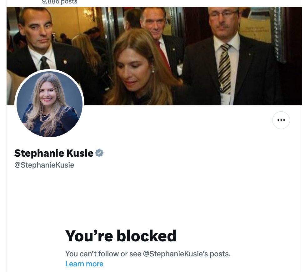 Oof. Friendly Albertan @stephaniekusie blocked me simply because I chided her for her crude, rude, uncouth bile aimed at @CharlieAngusNDP. @PierrePoilievre's boorish high school bullying demeanor is rubbing off on all of these @CPC_HQ MAGA Republicans.