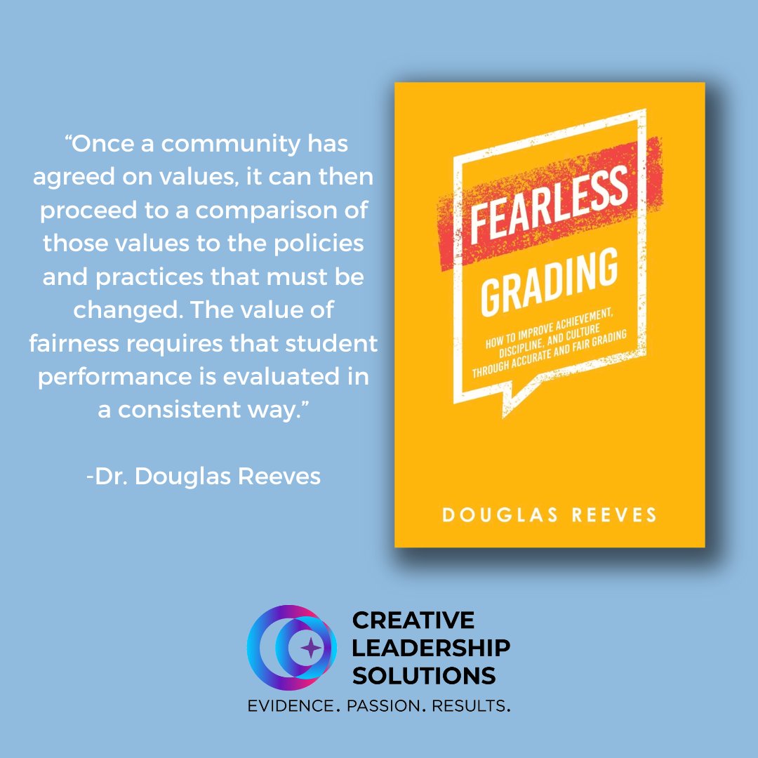 Dr. Douglas Reeves’ most recent publication, Fearless Grading (2023). To learn more about the Fearless book series for your next book study, click here: lnkd.in/gbZaVaMS.