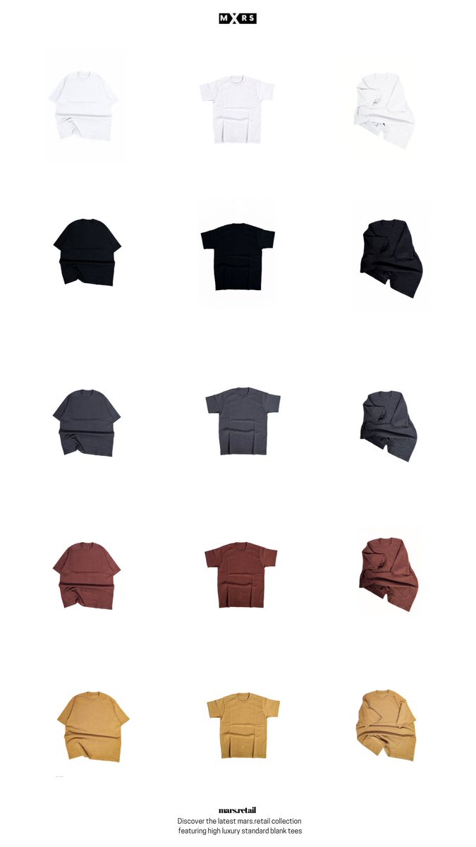 🎉Finally here! Unveiling our latest clothing collection, our brand new heavy cotton blank tees; forever versatile, minimal & elegant. Available in White, Black, Dark Grey, Brown & Beige. Sizes range from M-XXL. Find your perfect fit in the thread below and shop now at 🏷️ ¢185