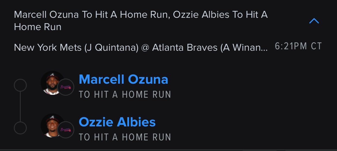 thomasvincent_'s tweet photo. ⚾️4/10 HR Parlay⚾️ 

Record: 0-6-1
💰-$46.20

Ozzie and Ozuna = EZ Money https://t.co/xaIJg7Zl6X