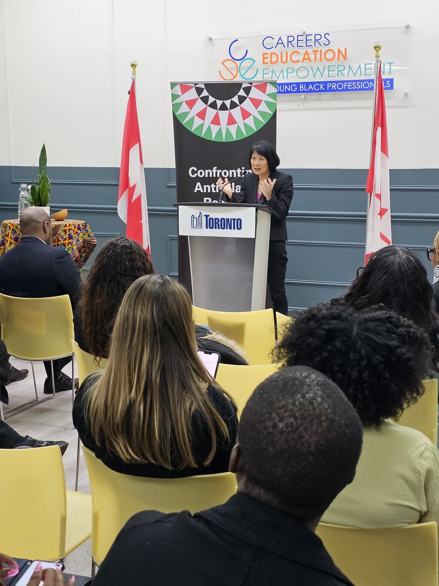 We thank @MayorOliviaChow for her unwavering support of Toronto's Black communities. Celebrating the development of a renewed 10-Year Toronto Action Plan to Confront Anti-Black Racism. #10yearsofCABRTO Learn more: toronto.ca/abr